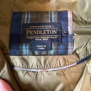 Pendleton Woolen Mills olive vest